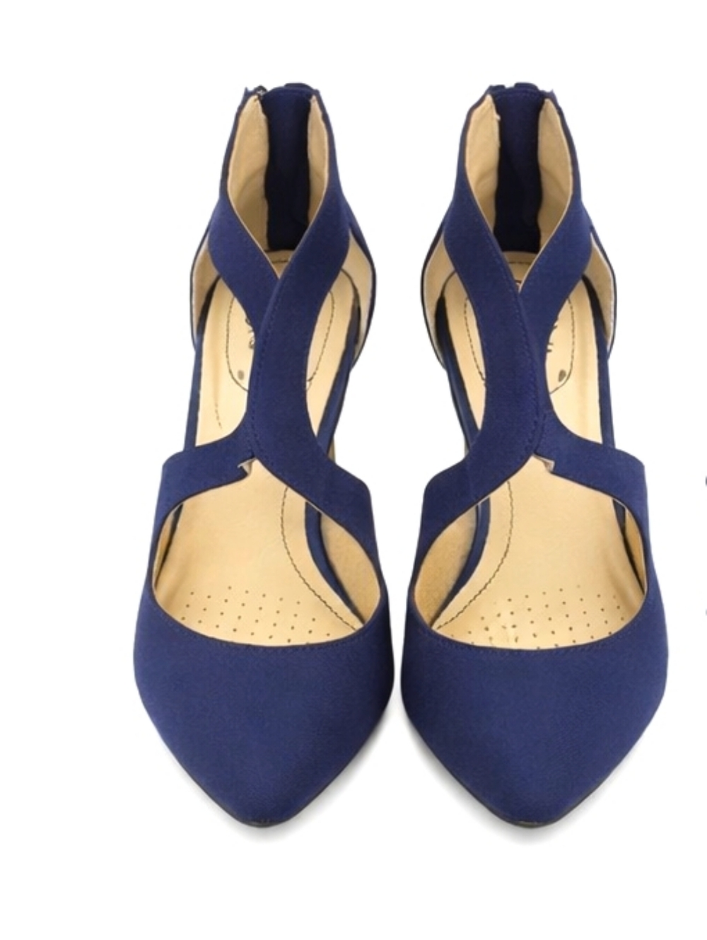 LifeStride Giovanna 2 Navy Heels Size 8.5 M Comfort Flex Soft System Pumps